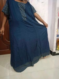 Comfy Navy Blue Maxi Dress