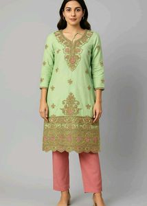 Elegant Embroidered Kurta Set