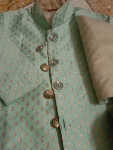 Three Piece Sherwani Suit