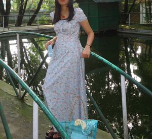 Floral Milkmaid Maxi Dress