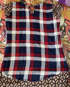 Fancy multicolor Attached Coat Model Top