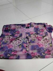 Floral Print purple Top
