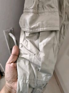 Khaki Cargo Skirt