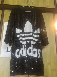 Black Sequence Adidas Dress