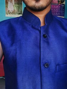 Elegant Blue Waistcoat