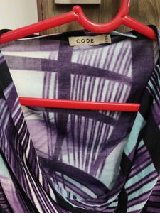 Patterned Sleeveless Dress