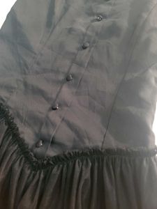 black mini dress