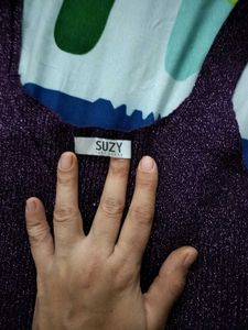 Sparkly Purple Tank Top