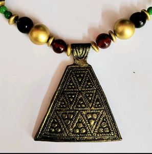 Boho Triangle Pendant Necklace