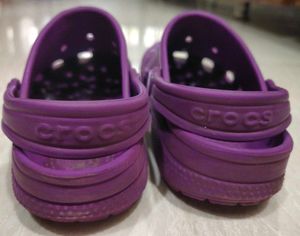 Purple Crocs