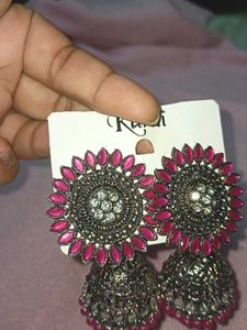 SALE 🆕Pink Jhumka Earrings