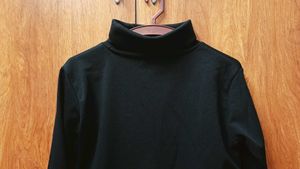 Classic Black Turtleneck Sweater