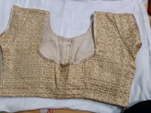 Golden Sequin Embellished Blouse