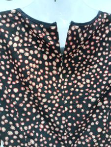 Printed Ruffled Dress
