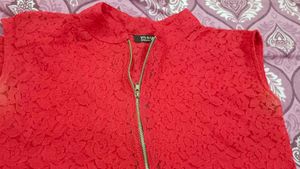 Red Colour Top For Women