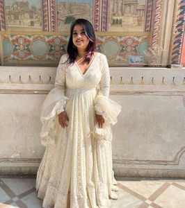 Most Demanding Beautiful White Gown