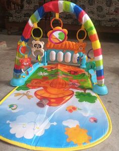 MGKENTERPRISE Baby Piano Play Gym Kick &amp; Pla