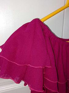 Pink Ruffle Dress