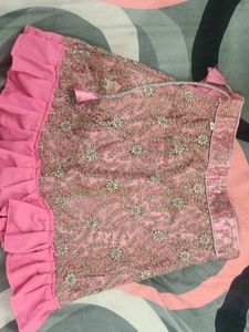 Pink Ethnic Skirt