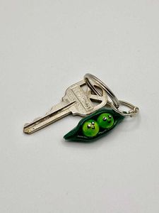Bestie Two Peas in a Pod🫛Keychain Charm