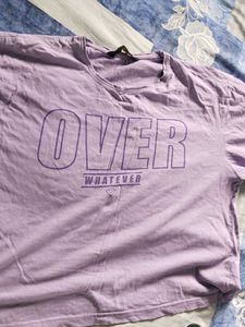 Purple Graphic T-Shirt