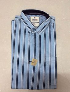 Cobb Men's Casual Striped Shirt - New