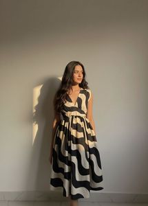 Chic Patterned Dress