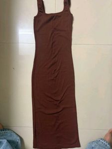 Brown Tank Dress
