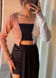 Colorocked Cardigan
