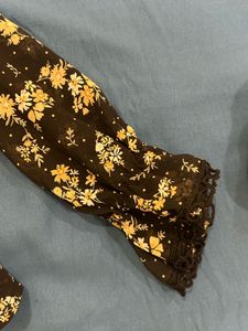 Floral Print Shrug
