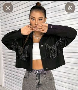 Zara Fringe Denim Jacket