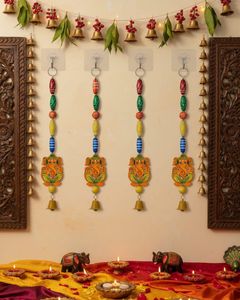 Ganesha Beaded Door/Wall Hanging set of 4