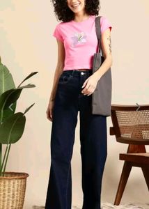 Mast &amp; Harbour, Women Floral Printed Cotton Tshirt