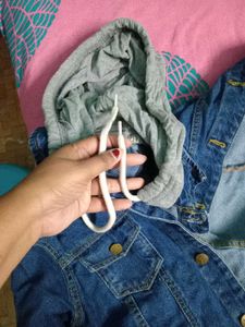 New Hooded Denim Jacket