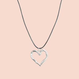 Silver Heart Pendant Necklace