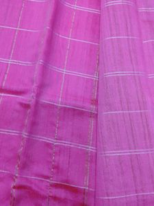 Pink Tissue Saree With Zari