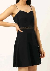 Chic Black flared Dress