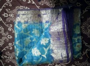 Beautiful Fancy Saree With Blouse