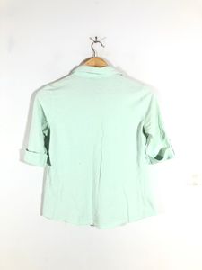 Sea Green Casual Shirt(Women’s)