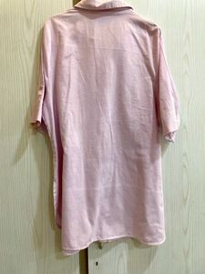 Pink Embroidered Shirt