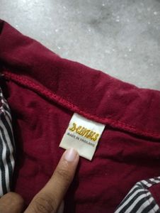 Cute maroon Girls Jacket