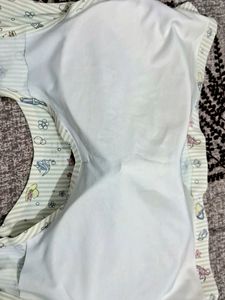 Lime YELLOW Printed Padded Bra For Daily Wear