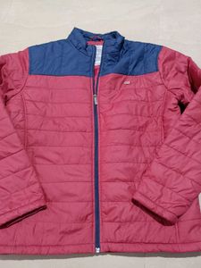 Stylish Color Block Padded Jacket, M Size