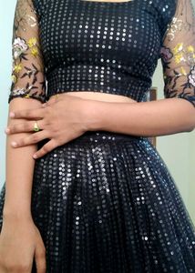 Sparkling Black Lehenga Choli