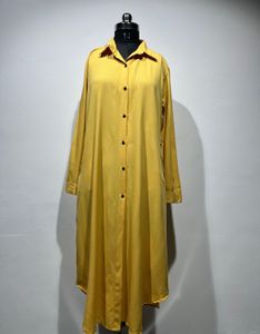Yellow Shirt Dress
