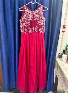 Magenta Floor Length Suit