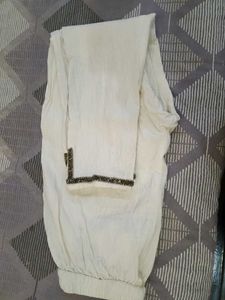 Beautiful Pant With Lace Stone Work....