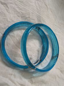 Blue Bangles - Set of 2