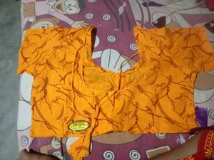Short Hand Print Blouse