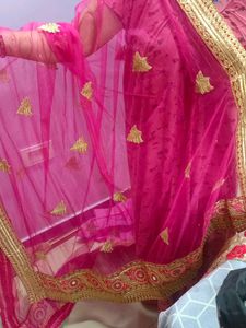 Lehenga Ready To Wear With Unstitched Blouse Mater